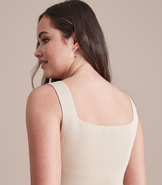Dannii Minogue Petites Square Neck Tank Dress