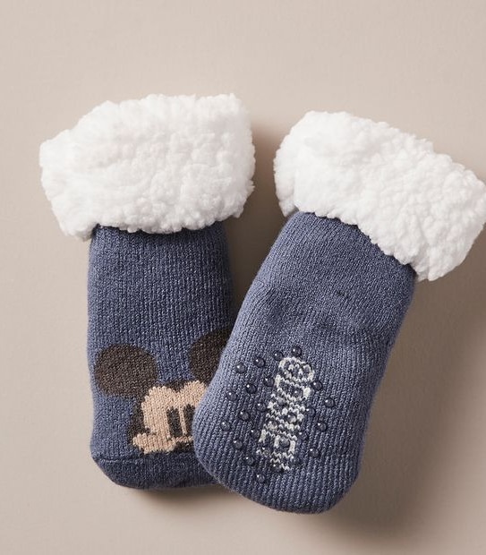 Baby Disney Mickey Mouse Fleece Home Socks