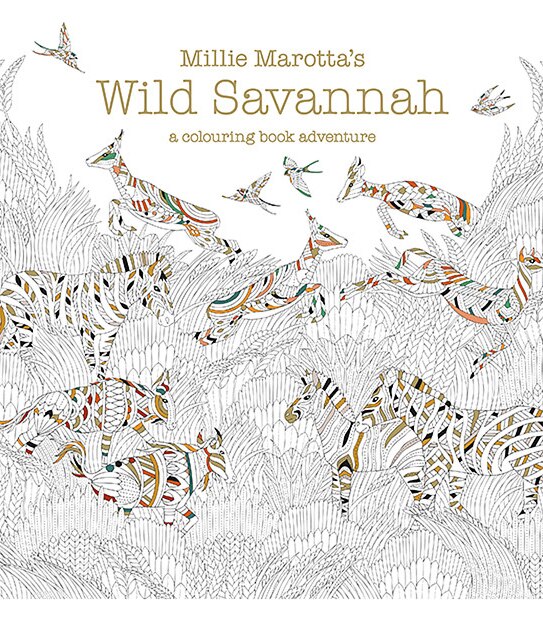 Millie Moratta's Wild Savannah: A Colouring Book Adventure