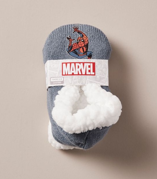 Marvel Spiderman Fleece Home Socks