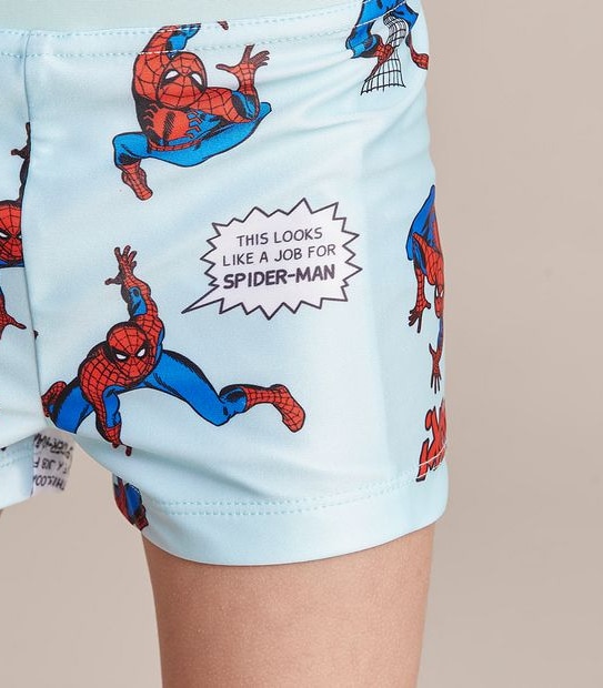 2 Piece Marvel Spider-Man Swim Set
