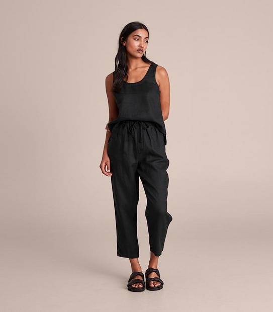European Linen Tank Top