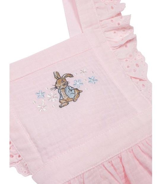 Baby Peter Rabbit Muslin Pinafore