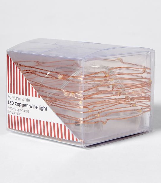 50 LED Copper Wire Lights