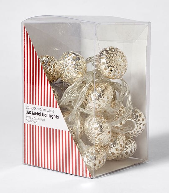 Target 20 LED Metal Ball Lights