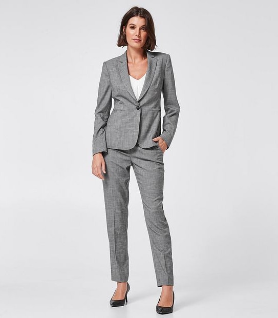 Preview End On End Suiting Jacket - Grey