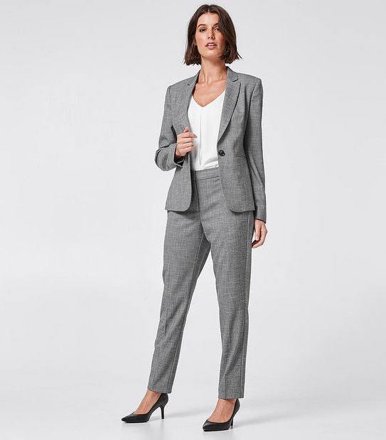Preview End On End Suiting Jacket - Grey