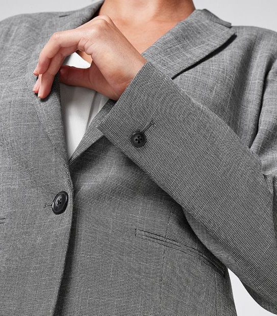 Preview End On End Suiting Jacket - Grey