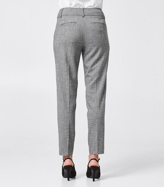 Preview End On End Suiting Ankle Slim Pants - Grey
