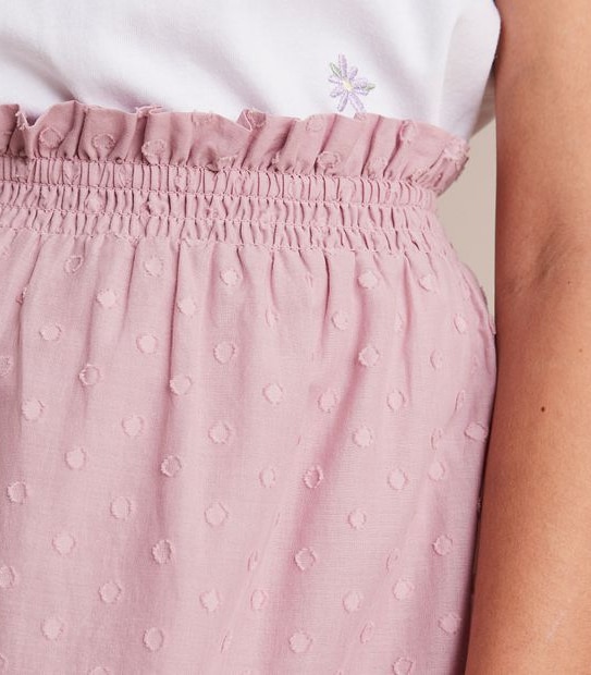 Textured Midi Skirt