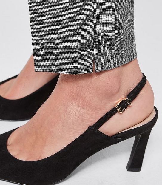 Preview End On End Suiting Ankle Slim Pants - Grey