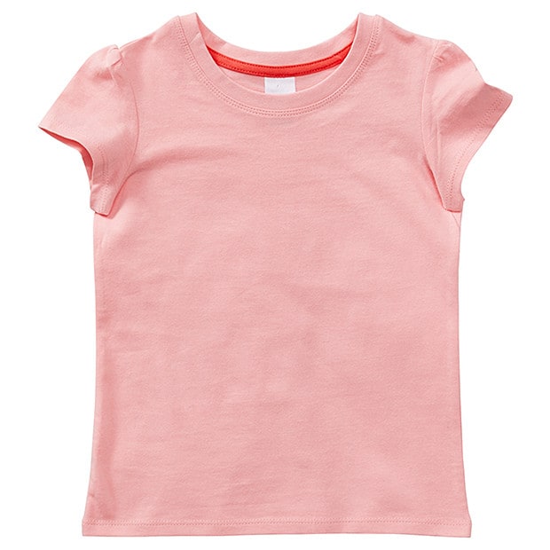 Girls' essentials Short Sleeve Plain T-Shirt Girls' essentials Short Sleeve Plain T-Shirt