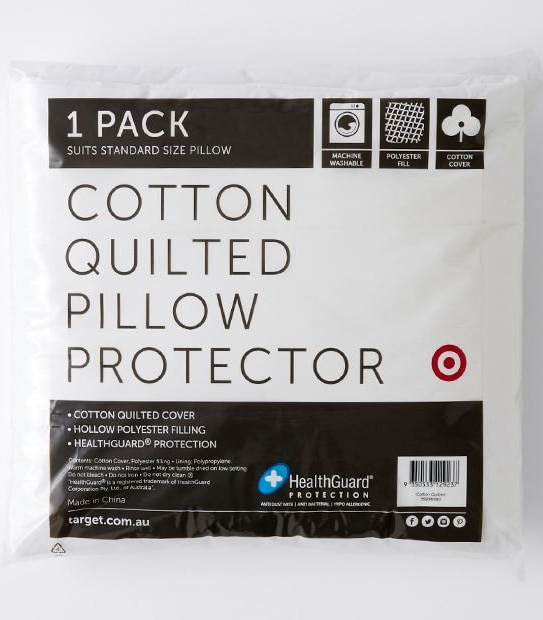 Cotton Quilted Pillow Protector