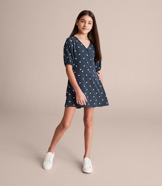 Polka Dot Wrap Playsuit