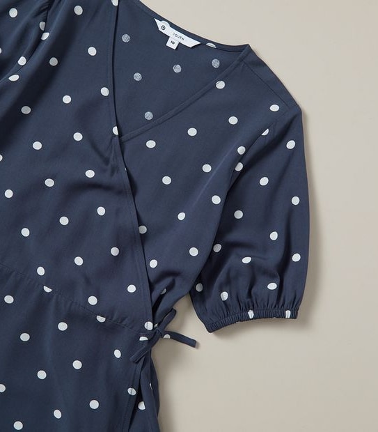 Polka Dot Wrap Playsuit