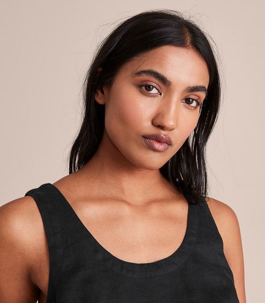 European Linen Tank Top