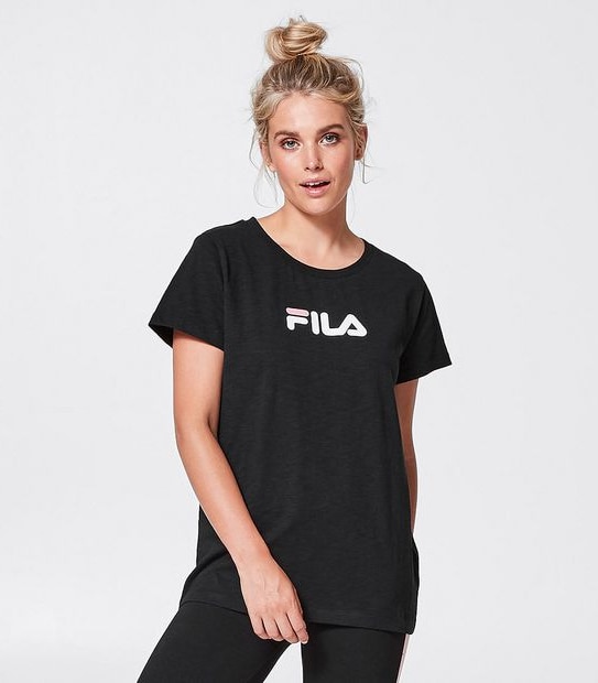 Fila Isla Slub T-Shirt - Black