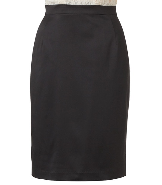 Limited Editions Lace Bodice Satin Dress - Champagne + Black