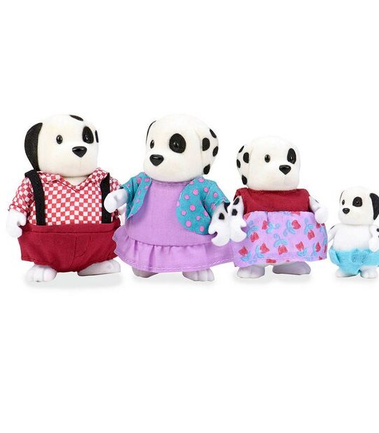 Li'l Woodzeez Dog Family