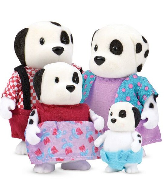 Li'l Woodzeez Dog Family