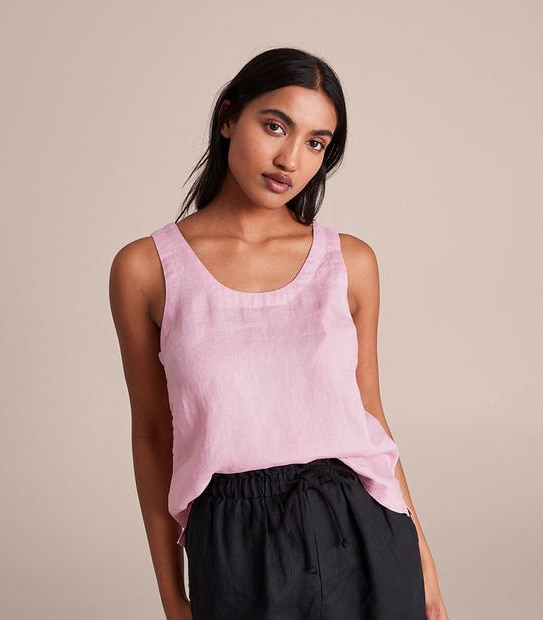 European Linen Tank Top Target Australia