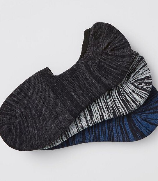 Maxx 3 Pack No Show Socks - Space Dye Multi