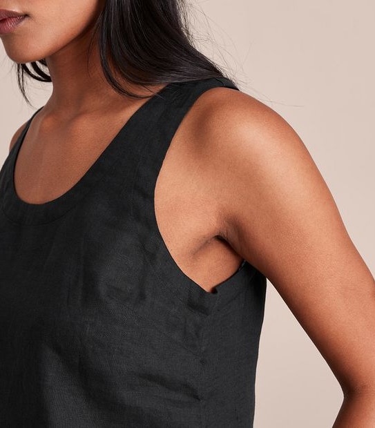 European Linen Tank Top