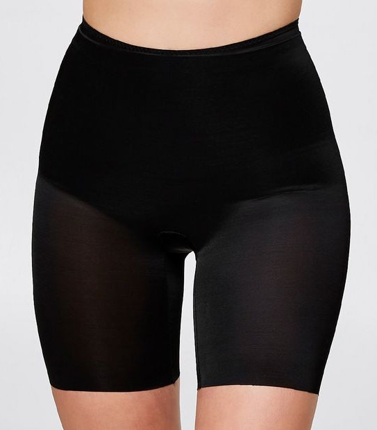Zoe Lightweight Sheer Shorts - Black