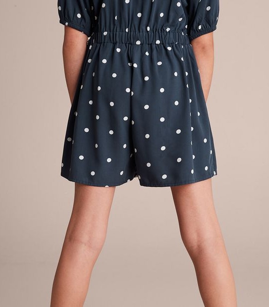 Polka Dot Wrap Playsuit