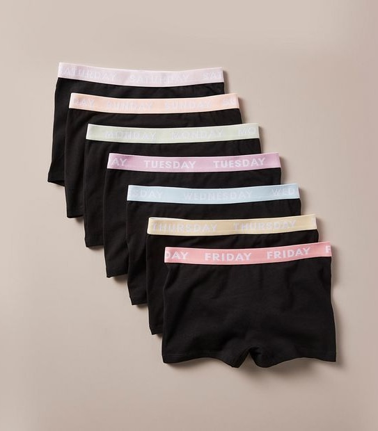 Girls Maxx Shorties 7 Pack