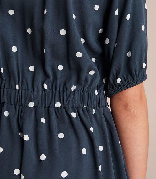 Polka Dot Wrap Playsuit
