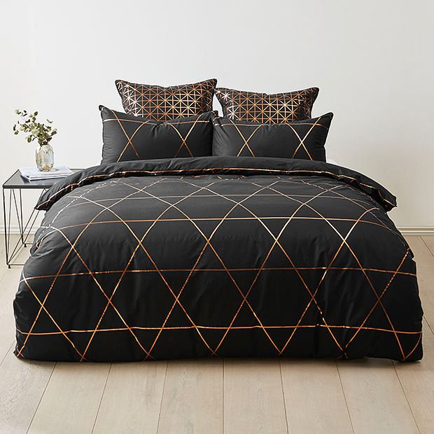Quilt Cover Set King Bed Charcoal Kmart Ruched Quilt Cover Set