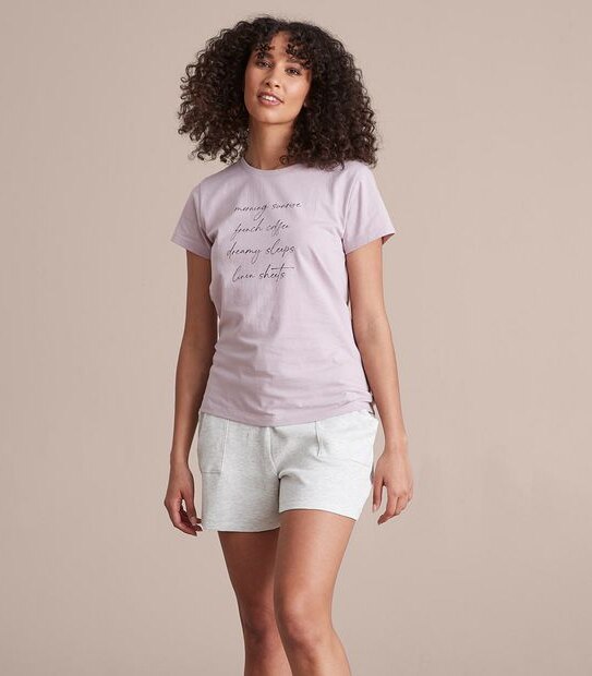 Printed Sleep Slogan T-Shirt