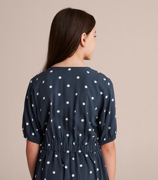 Polka Dot Wrap Playsuit