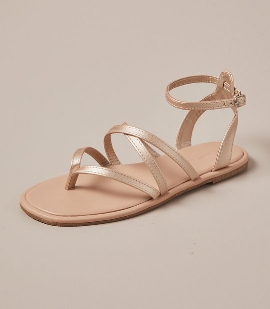 Kids Senior Strappy Toe Sandals