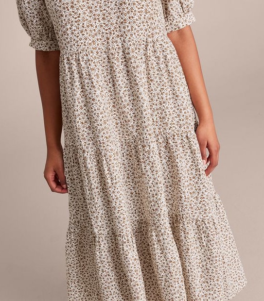 European Linen Tiered Midi Dress Target Australia