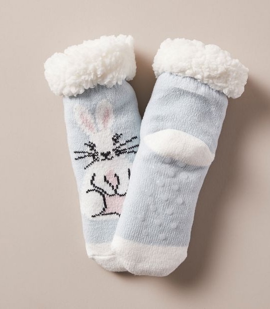 Maxx Fleece Bunny Home Socks