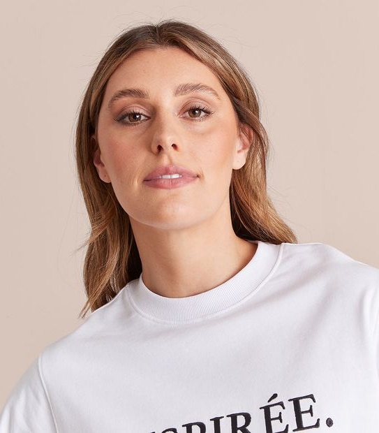 Active French Terry Long Sleeve Crew Jumper