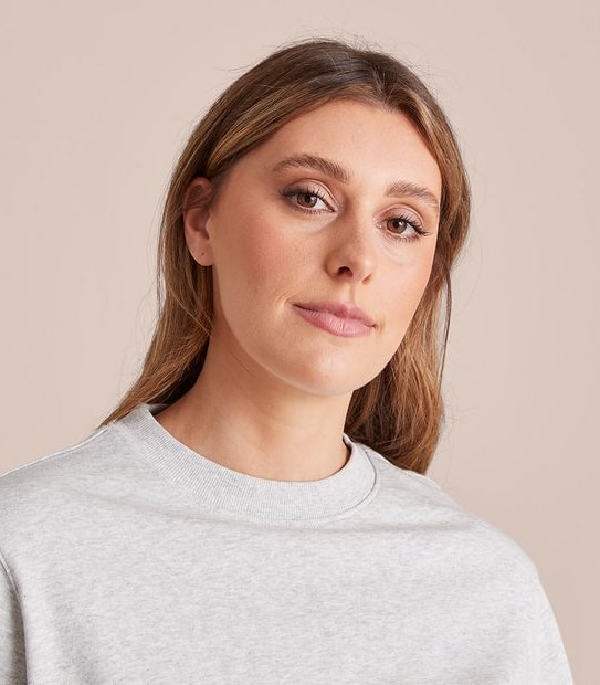 Active French Terry Long Sleeve Crew Jumper