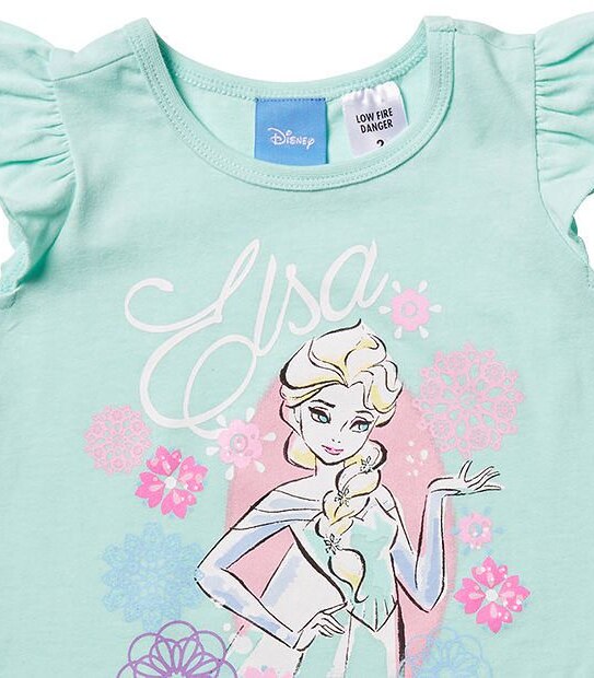 Disney Frozen Elsa Print Pyjama Set