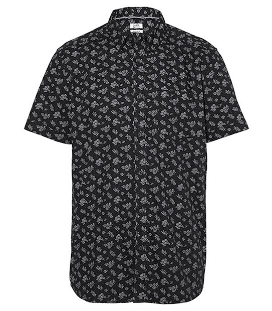 Men's Short Sleeve Shirt - Floral