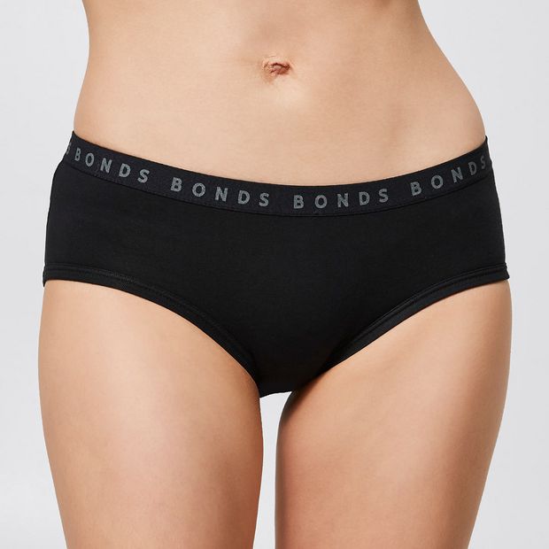 Bonds Hipster Boyleg Briefs - Black