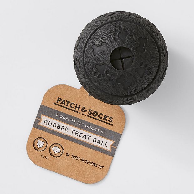dog rubber treat ball