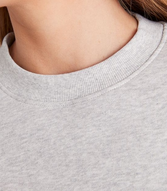 Active French Terry Long Sleeve Crew Jumper