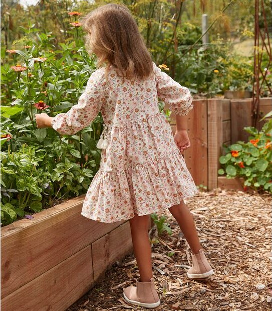 Woven Floral Dress