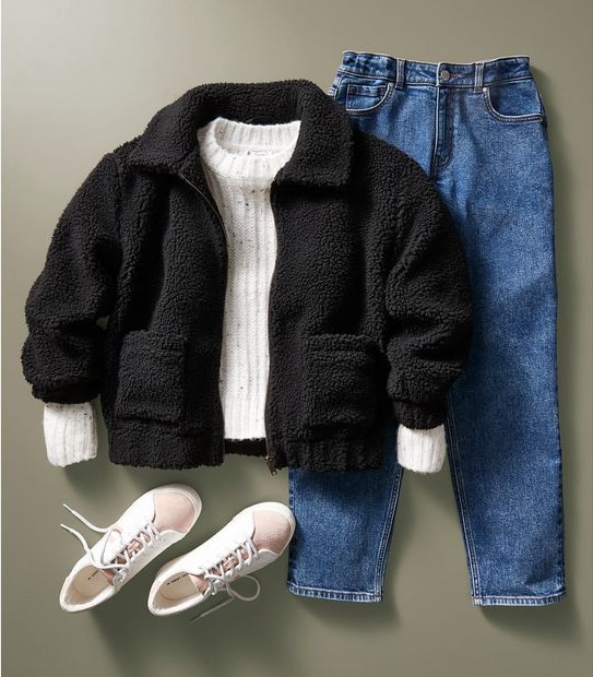 Straight Leg Denim Jeans