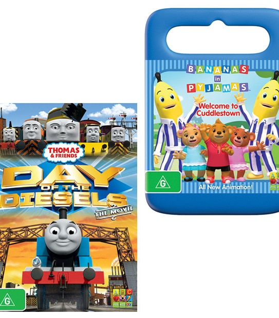 Bananas In Pyjamas: Welcome To Cuddlestown + Thomas + Friends: Day Of the Diesels DVD Bundle