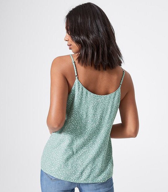 Lily Loves EcoVero Swing Cami - Green Animal Print