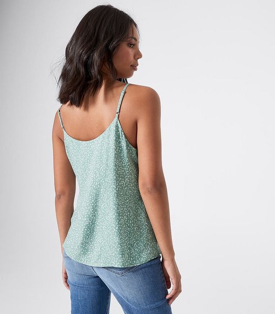 Lily Loves EcoVero Swing Cami - Green Animal Print