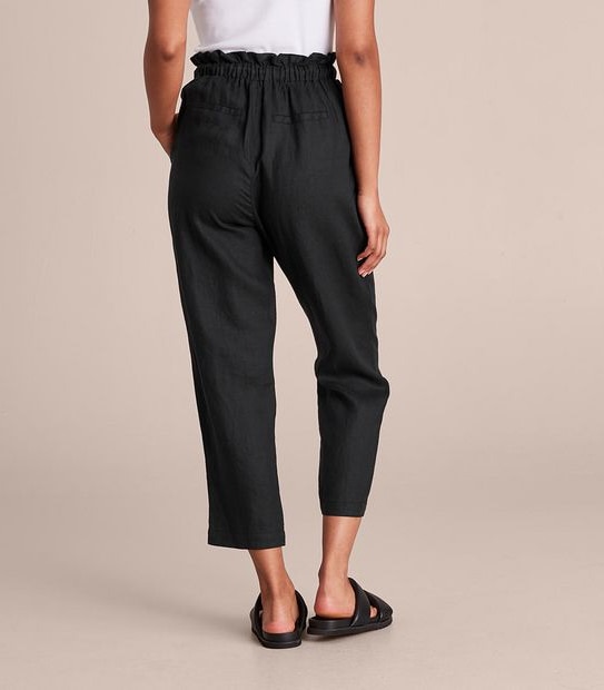 European Linen Tapered Pants
